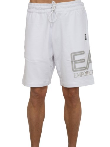 Чоловічі спортивні шорти EA7 EMPORIO ARMANI BERMUDA BIANCO