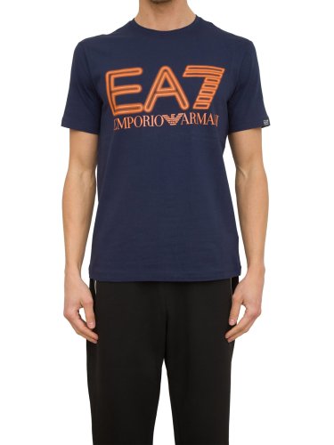 Мужская футболка  EA7 EMPORIO ARMANI T-SHIRT BLU
