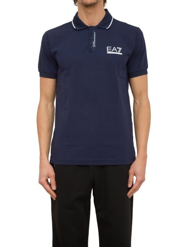 Мужское поло EA7 EMPORIO ARMANI POLO SHIRT BLU