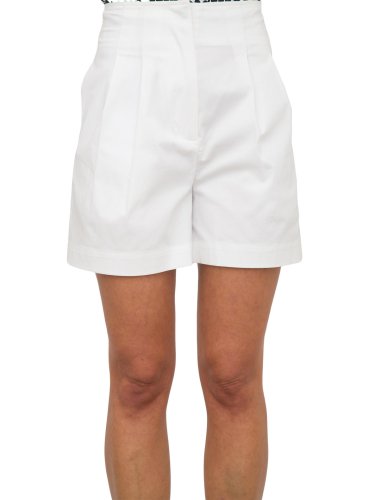 Женские шорты NENETTE  BERMUDA C/PIEGHE  TESSUTO RASATELLO COTONE BIANCO