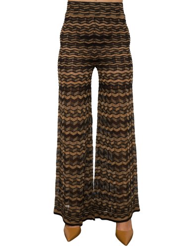 Жіночі повсякденні штани NENETTE PANTALONE IN MAGLIA GRUPPO ZIGZAG MULTICOLOR FANTASIA