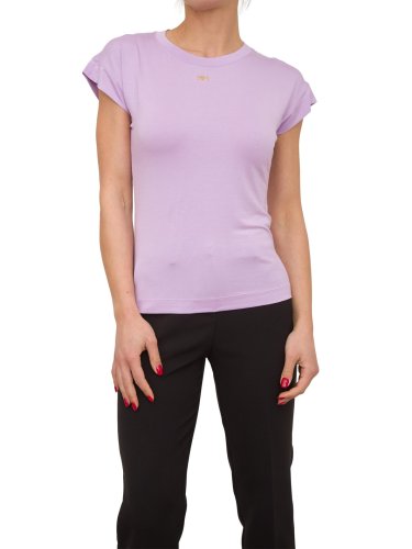 Женская футболка NENETTE T-SHIRT MANICA CORTA GIROCOLLO PORTALOGO CARRY OVER LILLA