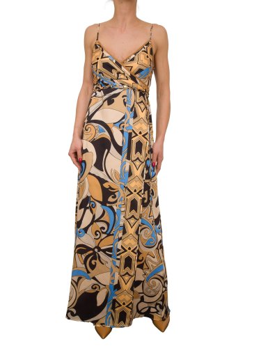 Жіноче плаття NENETTE  ABITO LUNGO TESSUTO TWILL POLY STAMPA FOULARD FANTASIA