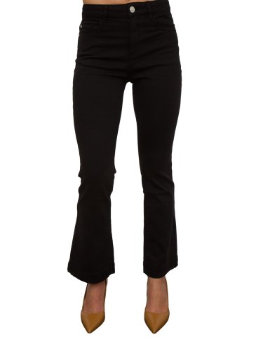 Женские повседневные брюки NENETTE PANTALONE TROMBETTA BULL TINTO CAPO NERO