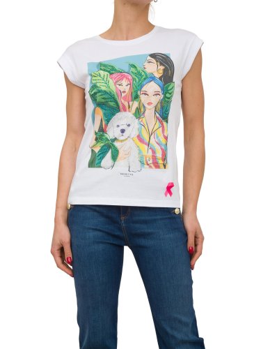 Женская футболка NENETTE T-SHIRT MANICA CORTA BIANCO