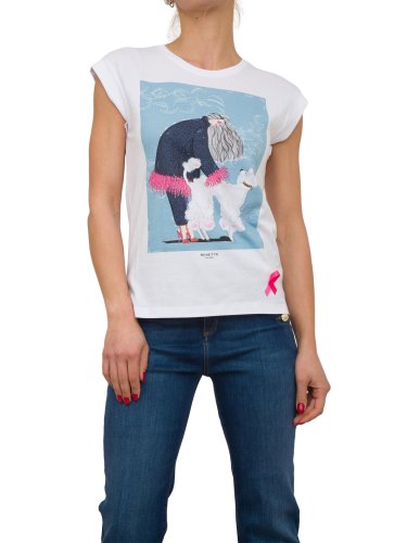 Женская футболка NENETTE T-SHIRT MANICA CORTA BIANCO