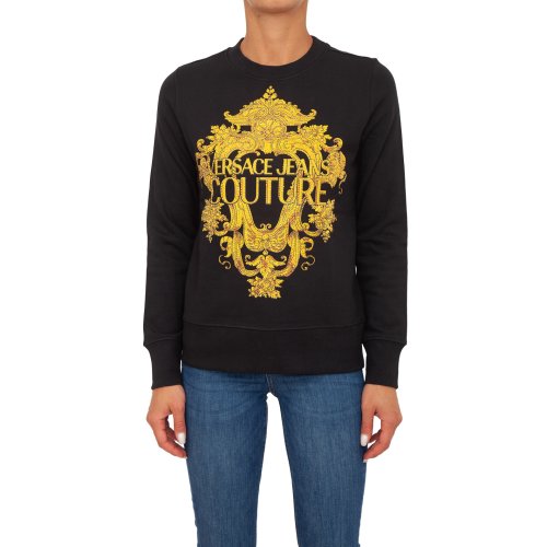Жіноча толстовка VERSACE JEANS FELPE SERIGRAFICHE NERO