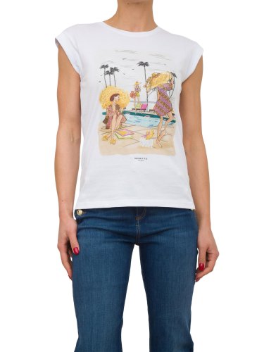 Жіноча футболка NENETTE T-SHIRT MANICA CORTA BIANCO