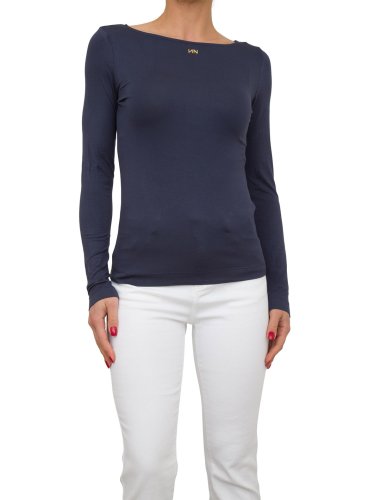 Женская футболка NENETTE T-SHIRT MANICA LUNGA BLU