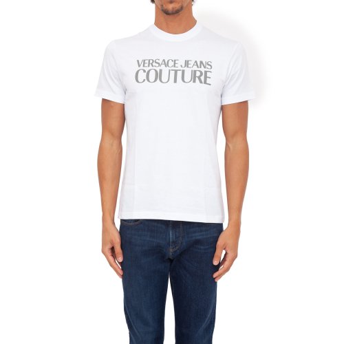 Чоловіча футболка VERSACE JEANS MAGLIETTA T-SHIRT LOGO (Istituzionale) BIANCO