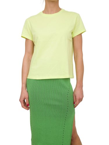 Жіноча футболка PATRIZIA PEPE MAGLIA/T-SHIRT GIALLO
