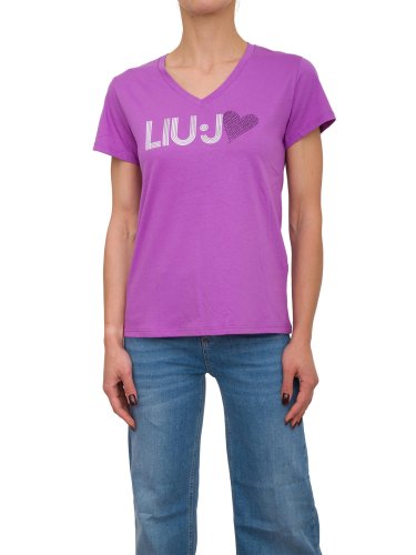 Жіноча футболка LIU JO T-SHIRT ST P M/C VIOLA