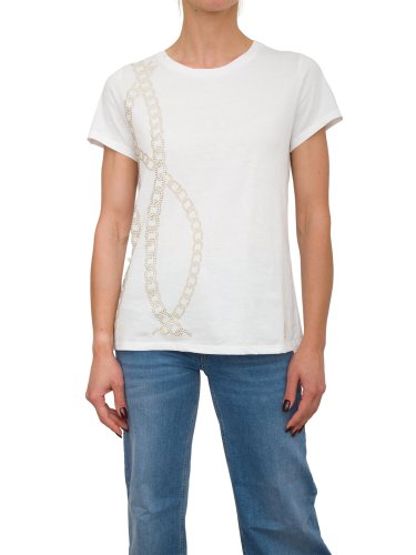Женская футболка LIU JO T-SHIRT ST P M/C BIANCO