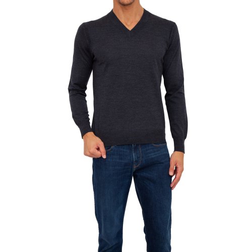 Чоловічий светр PAOLO PECORA Maglia Pullover GRIGIO