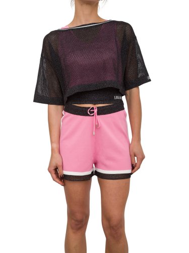 Жіночий подвійний комплект LIU JO ECS MAGLIA TWIN-SET ROSA