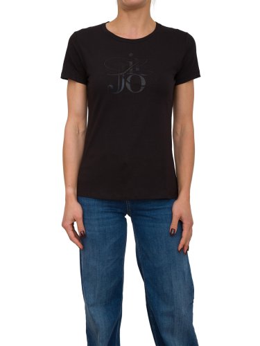 Женская футболка LIU JO ECS T-SHIRT ST P M/C NERO