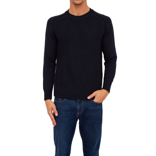 Чоловічий светр PAOLO PECORA Maglia Girocollo BLU