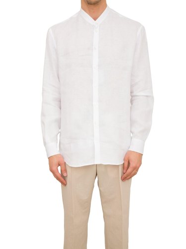 Чоловіча сорочка з довгим рукавом EMPORIO ARMANI SHIRT BIANCO