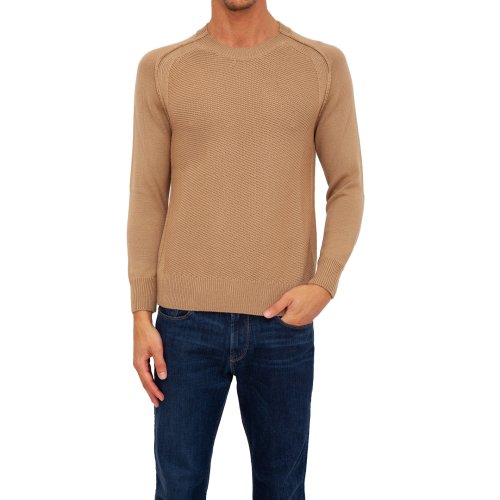 Чоловічий светр PAOLO PECORA Maglia Girocollo BEIGE