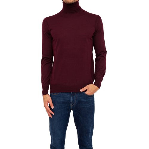 Чоловічий светр PAOLO PECORA Maglia Lupetto BORDEAUX