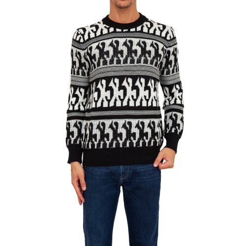Чоловічий светр PAOLO PECORA Maglia Girocollo MULTICOLOR
