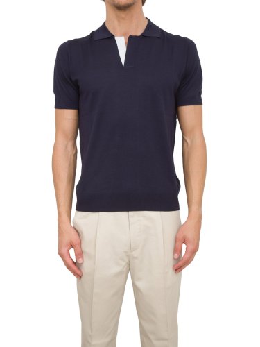 Чоловіче поло PAOLO PECORA Maglia A Polo BLU