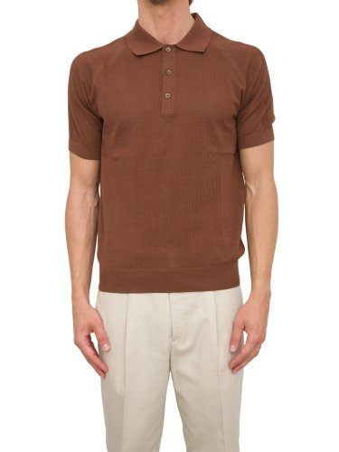 Мужское поло PAOLO PECORA Maglia A Polo MARRONE