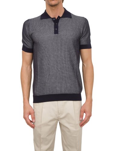 Чоловіче поло PAOLO PECORA Maglia A Polo BLU