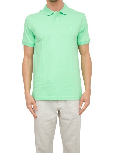 Мужское поло BOSS  Jersey VERDE