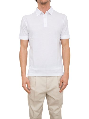 Мужское поло PAOLO PECORA Polo T-Shirt BIANCO