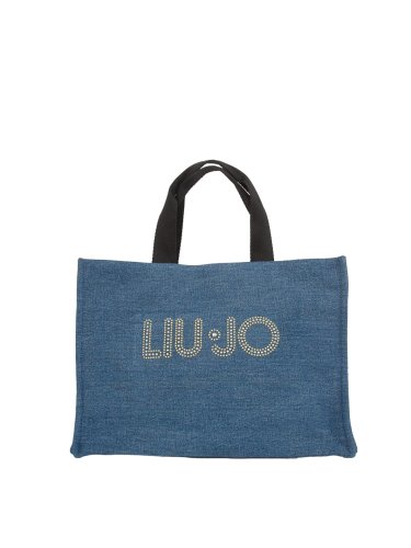 Женская сумка с ручками LIU JO L TOTE DENIM BLU DENIM