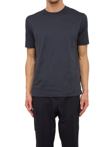 Мужская футболка LIU JO T SHIRT GIRO MC ROUNDSILK BLU