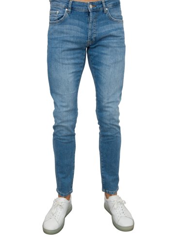 Мужские джинсы LIU JO DENIM SLIM STRETCH FRANKLTBLUE BLU DENIM