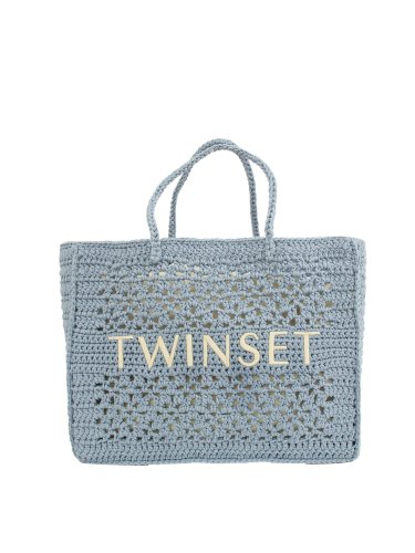 Жіноча сумка з ручками TWIN-SET TOTE IN CROCHET CELESTE