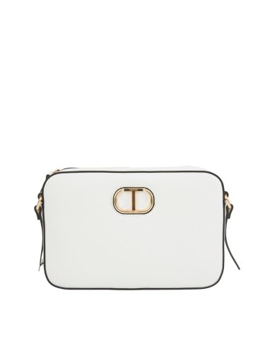 Жіноча кроссбоді TWIN-SET CAMERA BAG BIANCO