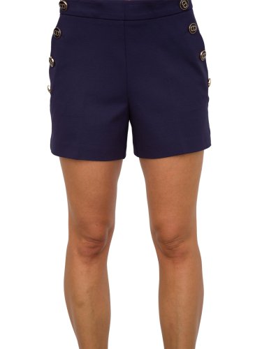 Жіночі шорти TWIN-SET  SHORTS IN PUNTO MILANO BLU