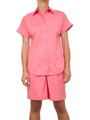 Женская рубашка с коротким рукавом MAX MARA  CAMICIA