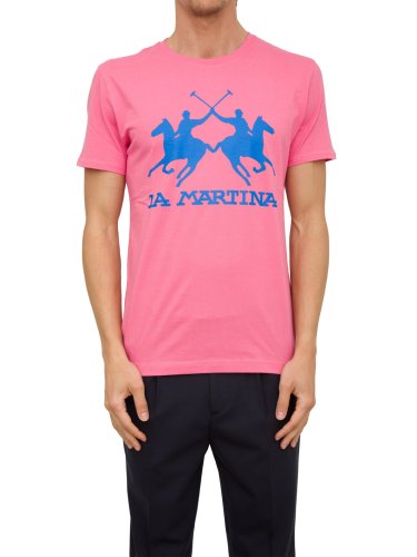 Мужская футболка LA MARTINA MAN S/S T-SHIRT JERSEY ROSA