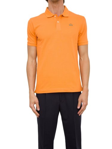 Чоловіче поло LA MARTINA MAN POLO S/S PIQUET STRETCH ARANCIONE