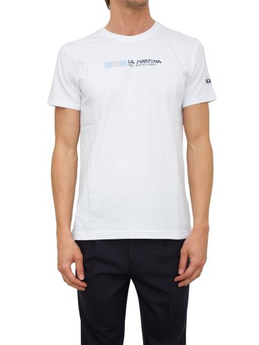 Чоловіча футболка LA MARTINA MAN S/S T-SHIRT JERSEY BIANCO