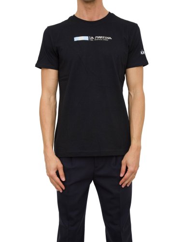 Мужская футболка LA MARTINA MAN S/S T-SHIRT JERSEY NERO
