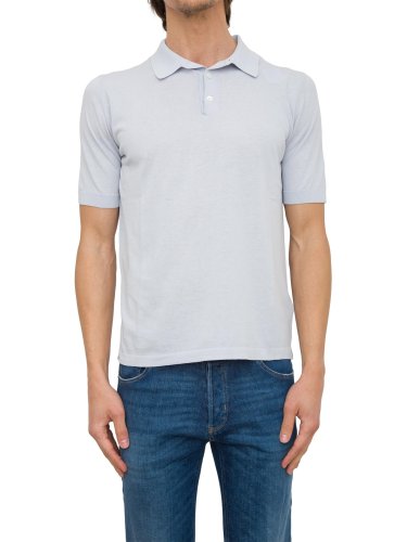 Чоловіче поло ELEVENTY  SHORT SLEEVES POLO AZZURRO