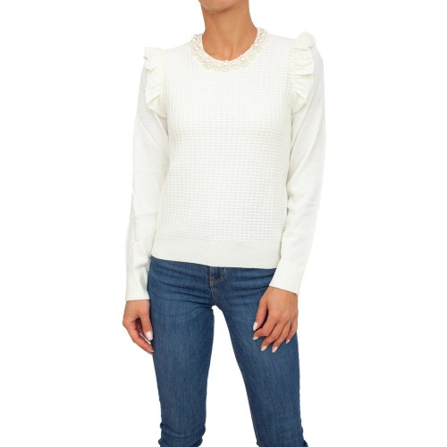 Женский свитер LIU JO SWEATER BIANCO