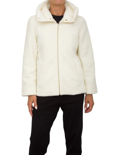 Жіноче пальто EMME MARELLA Cappotto-giacco.jers. BIANCO