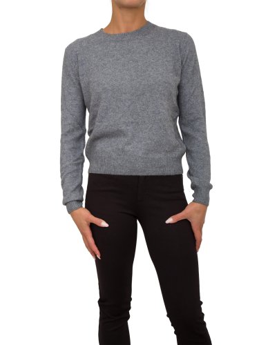 Женский свитер FRACOMINA KNITTED ROUNDNECK SWEATER GREYMEGY GRIGIO