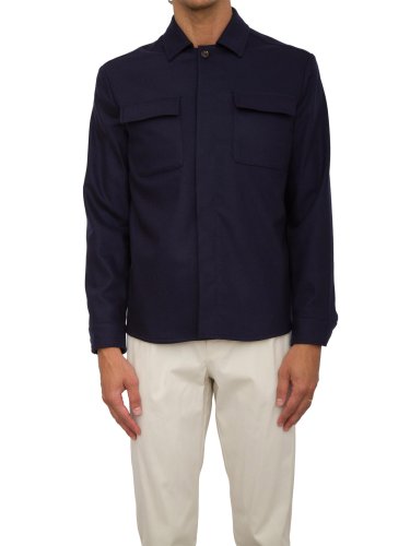 Мужская куртка ELEVENTY OVER SHIRT JACKET BLU