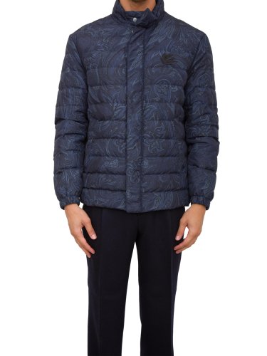 Мужская куртка ETRO DOWN JACKET TRAVEL BLU