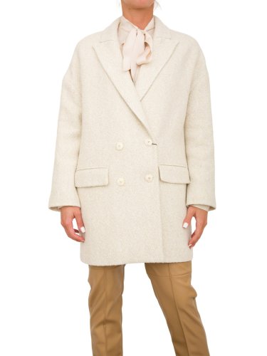Жіноче пальто TWIN-SET CAPPOTTO BIANCO