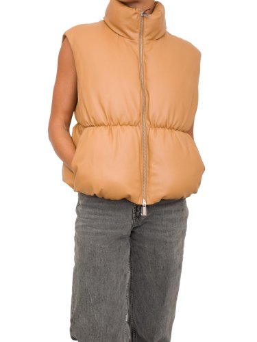 Жіночий жилет ARMANI EXCHANGE GIACCA SENZA MANICHE CAMMELLO