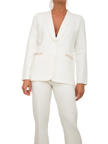 Жіночий піджак TWIN-SET BLAZER BIANCO